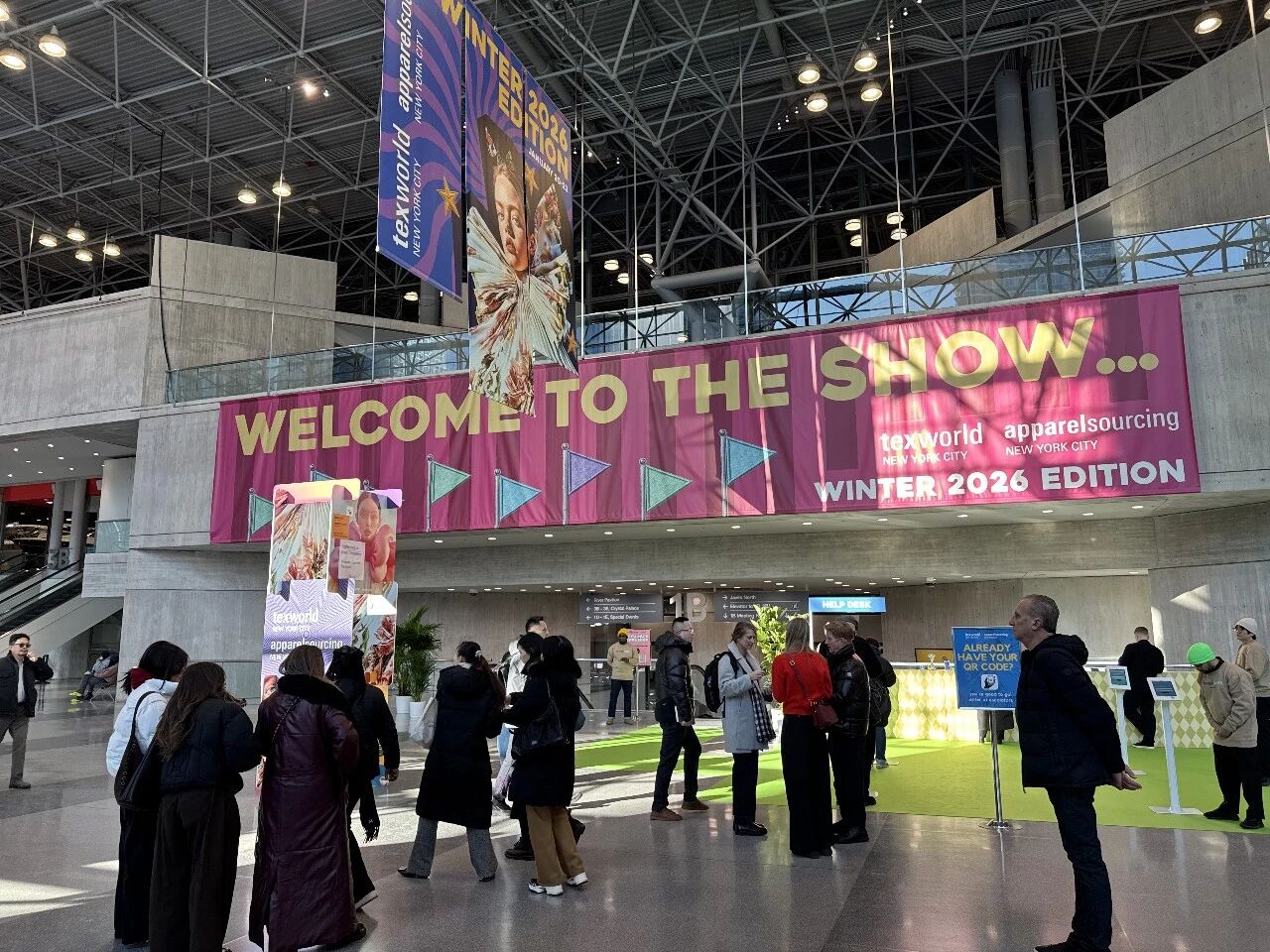 美國TEXWORLD服裝面料展紐約國際服裝采購展APP啟幕